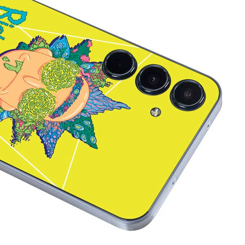 Adult Swim Rick and Morty Rick and Morty Portal Eyes Galaxy A55 5G Skin